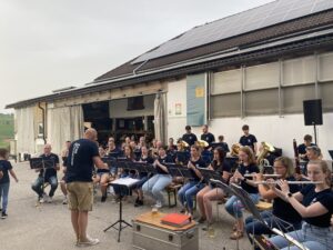 Dämmerschoppen beim Sonnwendfeuer in Allhartsberg