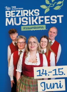 Einladung zum Bezirksmusikfest