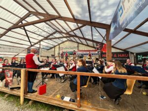 Frühschoppen beim Feuerwehrfest in Hiesbach