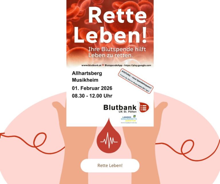 Blutspendeaktion Titelbild