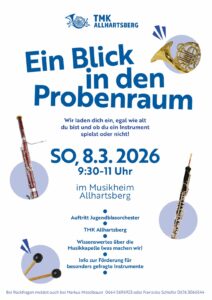 Ein Blick in den Probenraum