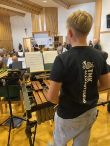 Ein Blick in den Probenraum